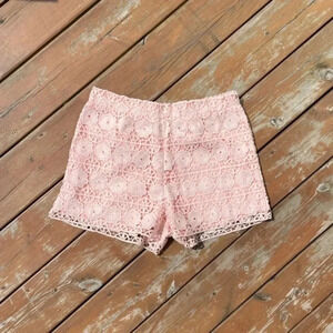 Highrise Soft Punk Pull On Appliqué Shorts